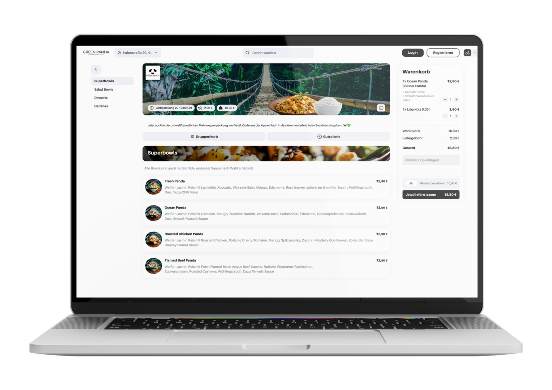 Online Bestellsystem mit Bestellungen typo.00 