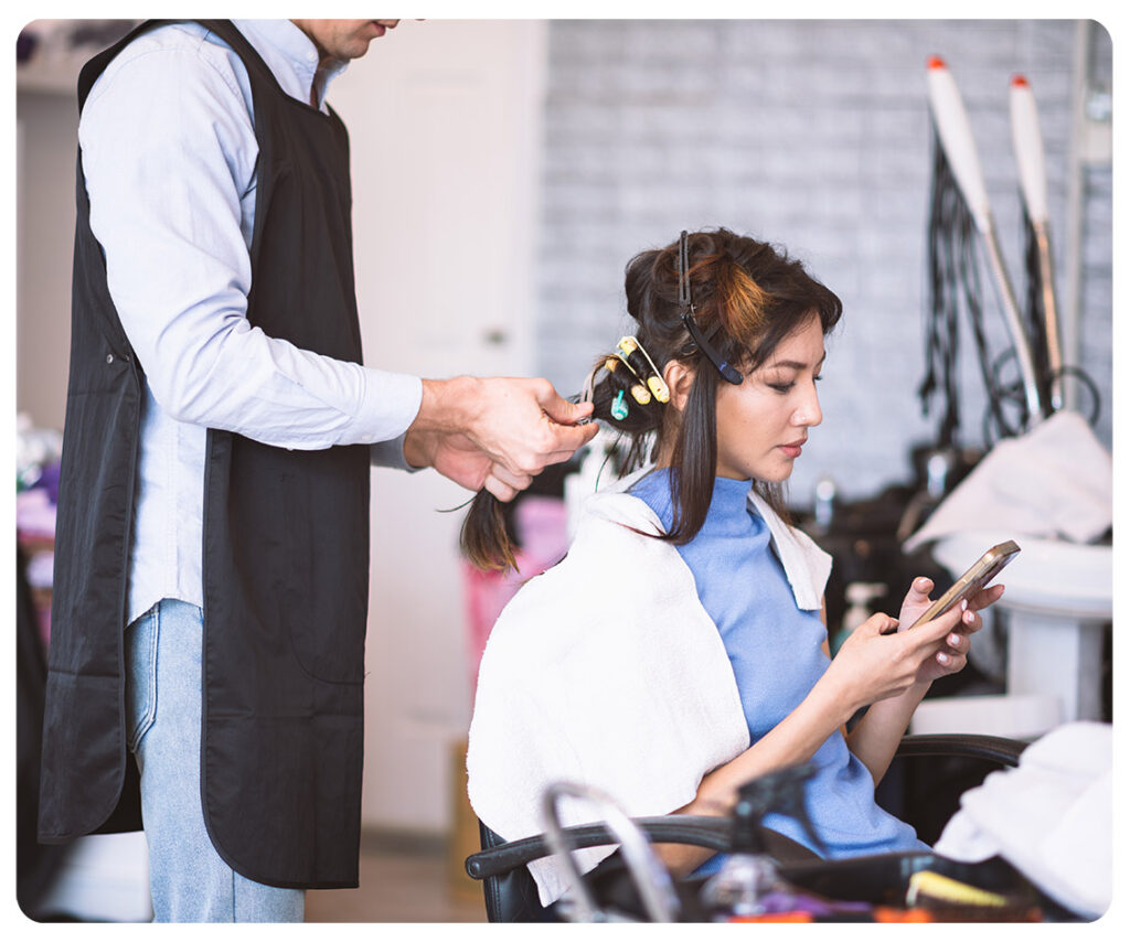 Kartenzahlungen Friseur Kosmetiker Friseur Salon Kosmetik Karte zahlen Tap to Pay Kreditkartenzahlungen EC Karten Digitale Zahlungen