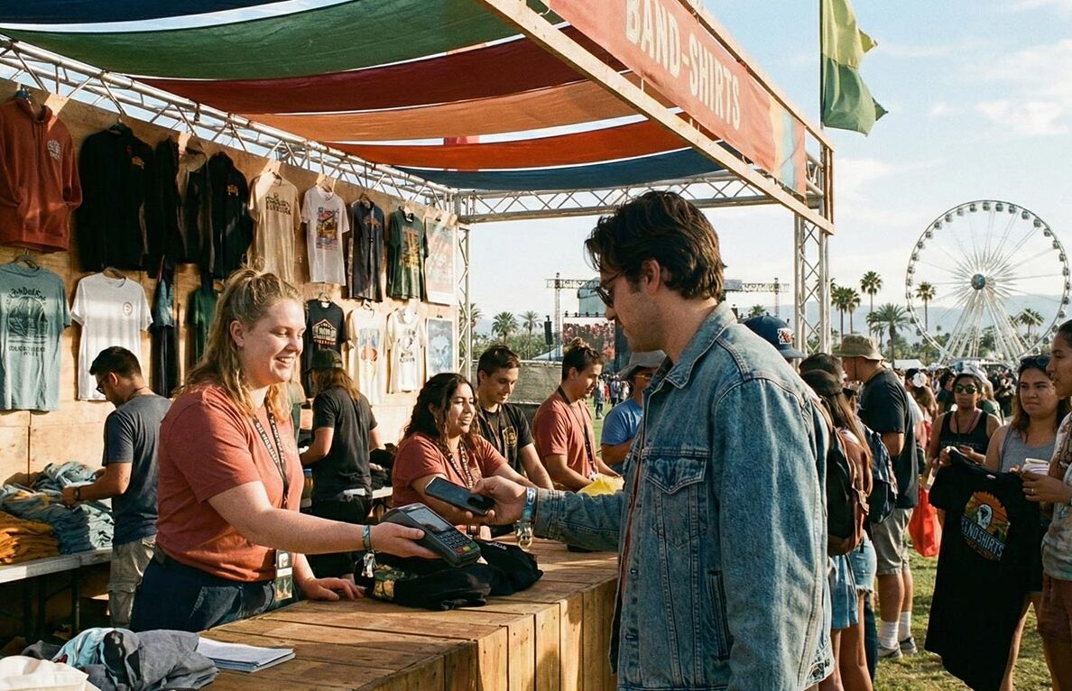 tap to pay festivals stände foodtruck merchandise tshirt mobile digitale bezahlmethoden bezahlen kreditkarten abrechnen pos